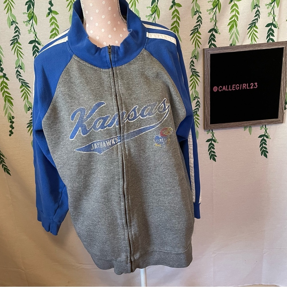 Men’s XL Kansas Jayhawks Zip-up Jacket D1